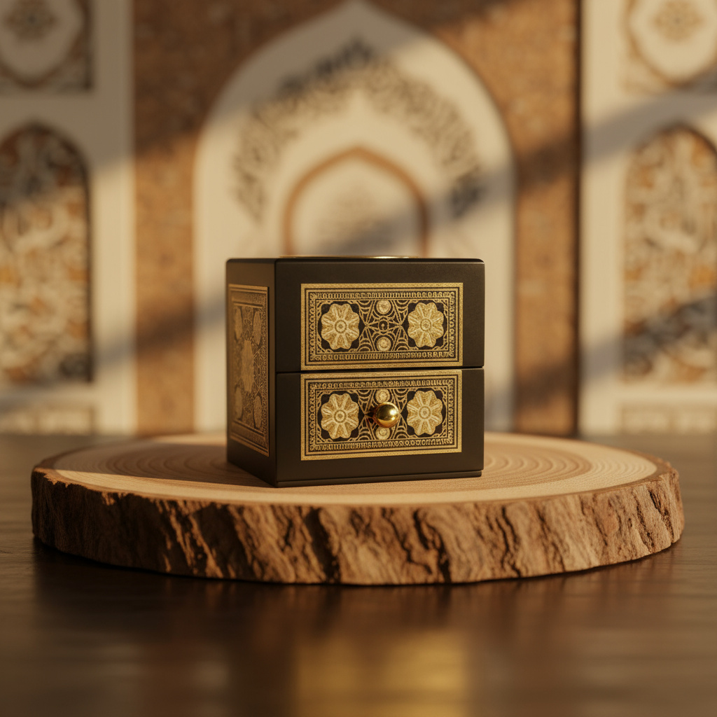 Royal Black & Gold Bakhoor Burner